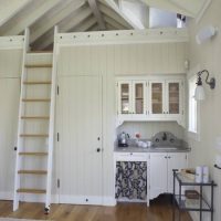 Petite cuisine dans une maison d'été