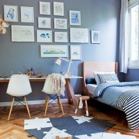 Photo de décor d'une chambre pour un garçon