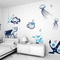 Peinture murale dans une pépinière