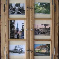 Volets en bois avec vos photos préférées