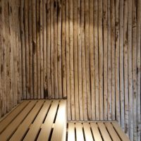 Décoration du hammam combiné dans une salle de bain privée