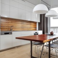 Couleur marron dans le design de la cuisine