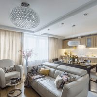 Concevoir un salon-cuisine à la mode