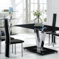 Chaises hautes noires