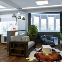 Studio de design avec deux fenêtres