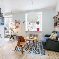 Studio dans le style scandinave