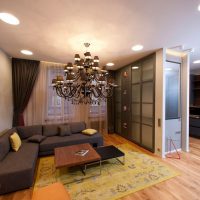 Armoire coulissante comme séparateur d'espace
