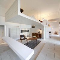 Superposition d'un salon spacieux