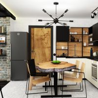 Table en bois découpé