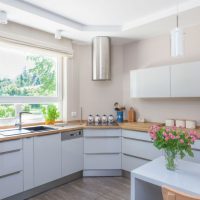 Conception de cuisine aux couleurs vives
