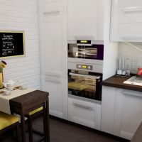 Petite table marron
