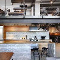 La conception de la cuisine dans le studio