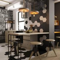 Comptoir bar style industriel