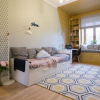 Intérieur d'une crèche pour un adolescent