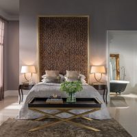 Chambre design dans un style moderne