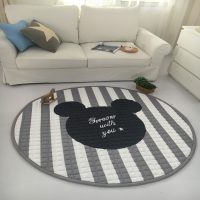 Tapis rond chaud