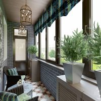 Décorer les murs du balcon avec de la pierre décorative