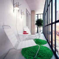 Tapis vert de forme ronde