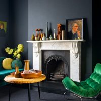Elegante combinación de azul oscuro con un tinte verde.