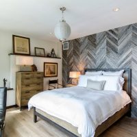 Parquet finition accent chambre
