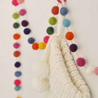 Guirlande de balle molle colorée