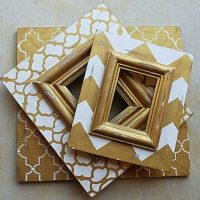 Ecran DIY de cadres photo