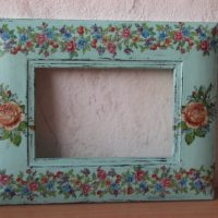 Peinture d'art d'un cadre ancien