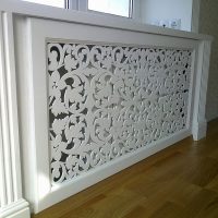 Boîte ajourée de couleur blanche
