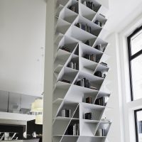 Étagères diamant pour les livres