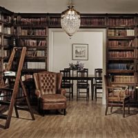 Bibliothèque de style rétro