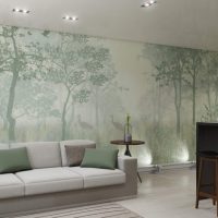 Décoration murale avec peinture d'art