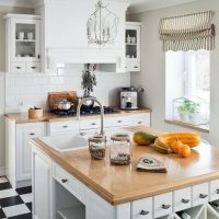 Îlot de cuisine avec évier intégré