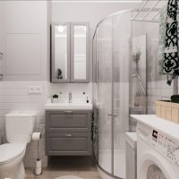 Décoration de salle de bain avec douche