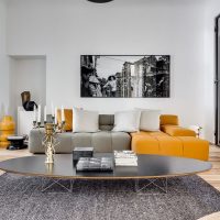 Plateau de table gris