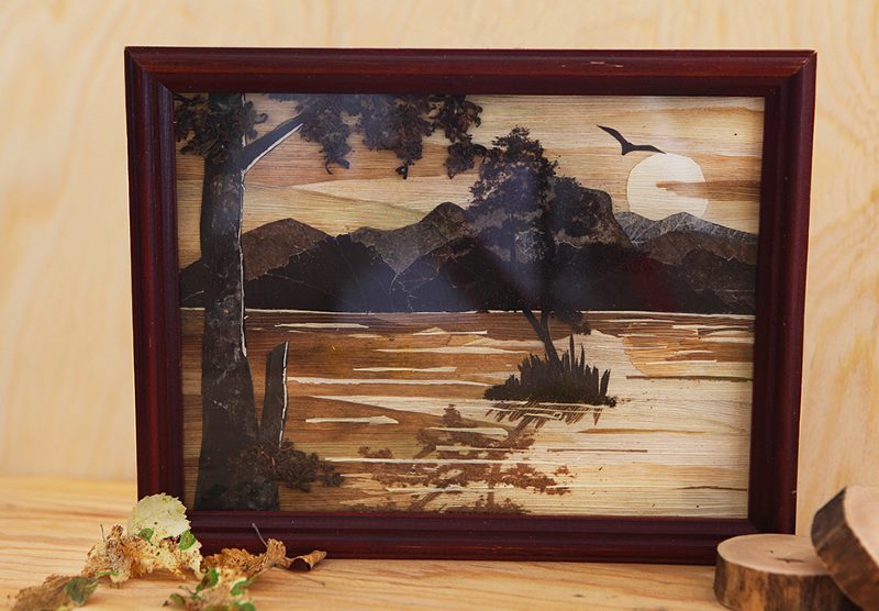La pintura se confunde con la decoración interior.