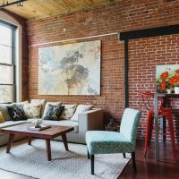 Canapé d'angle style loft