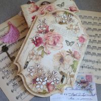Tablero de decoupage de bricolaje
