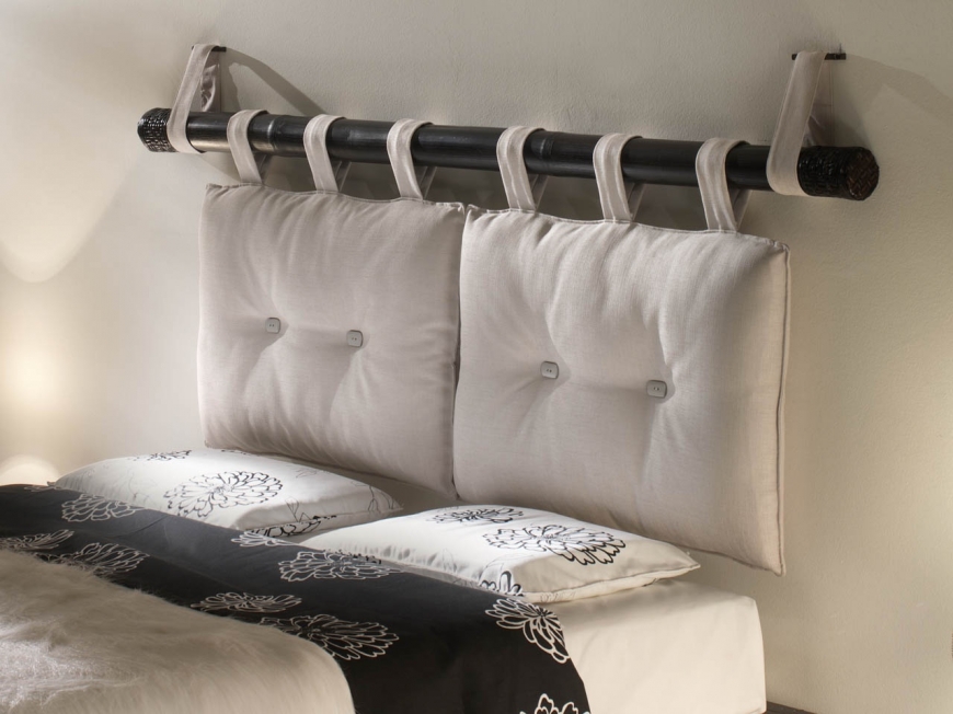 Decoración de cabecero en la habitación de una niña