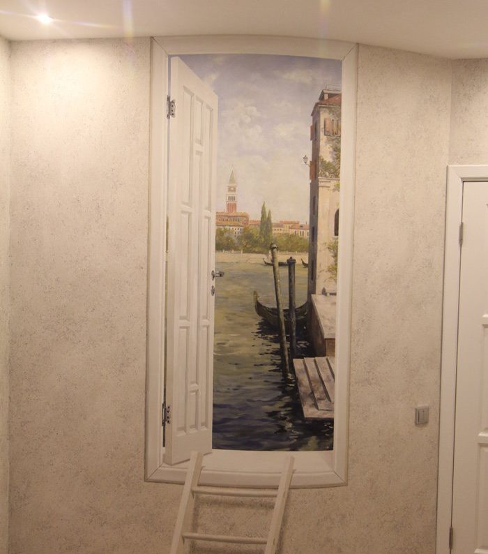 Peinture murale comme décoration d'intérieur