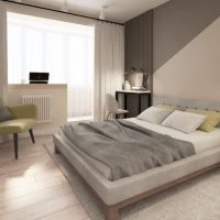 Chambre design avec balcon attenant