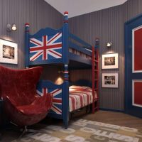 Lits superposés dans une chambre d'enfants