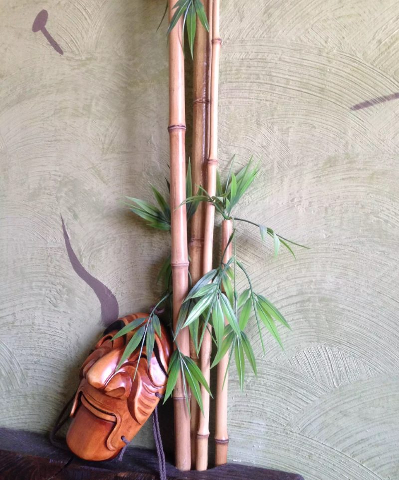 Décor de tuyaux de chauffage en bambou bricolage