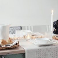 Mesa de cena familiar