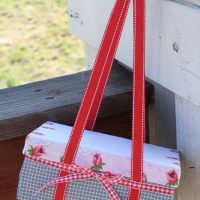 Beau sac à main d'une boîte à chaussures