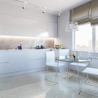 Rideaux de cuisine high-tech romains