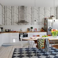 Conception de cuisine dans une maison de campagne