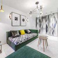 Lampes au plafond du salon