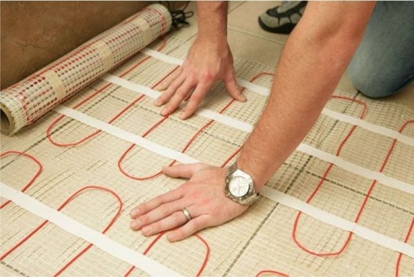 Sols chauds pour une chambre
