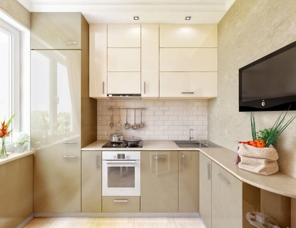 Le beige est la couleur de la chaleur, de la tranquillité et du confort. La paix et la tranquillité régneront toujours dans la cuisine beige