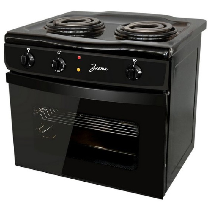 Horno eléctrico en la estufa.